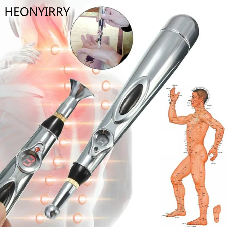 Electronic Acupuncture Pen Electric Massage Pen Meridians Laser Acupuncture Machine Magnet Therapy Meridian Energy Pen Face Lift