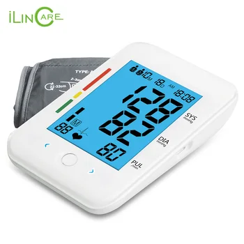 

New Ultra-thin Digital Sphygmomanometer Upper Arm Blood Pressure Monitor Micro USB Tonometer Blood Pressure Meter Larger Cuff