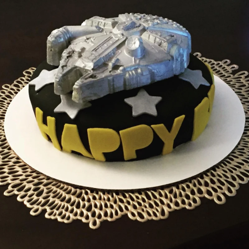 Новые кухонные вентиляторы Star Wars Siliocne день рождения торта украшения сковородки льда лоток/шоколадная форма