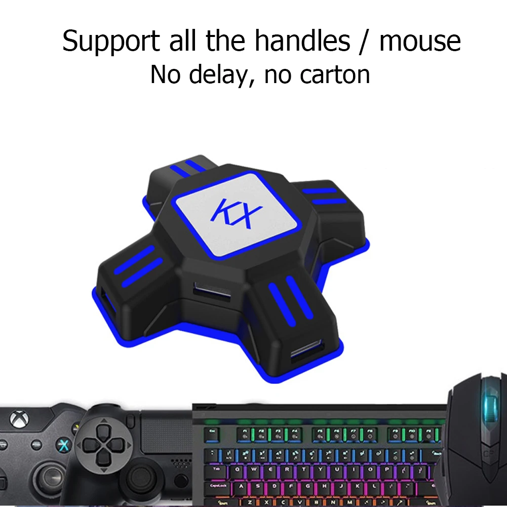  Keyboard Mouse Converter Gamepad Controller Adapter Support Major Mainstream Handles Keyboard Mouse