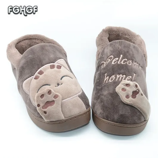 

Animal Cartoon Women Warm Home Slippers Woman Cute Fur Slippers Women Soft Fluffy Indoor Shoes Woman Chinelos Feminino Pantufa