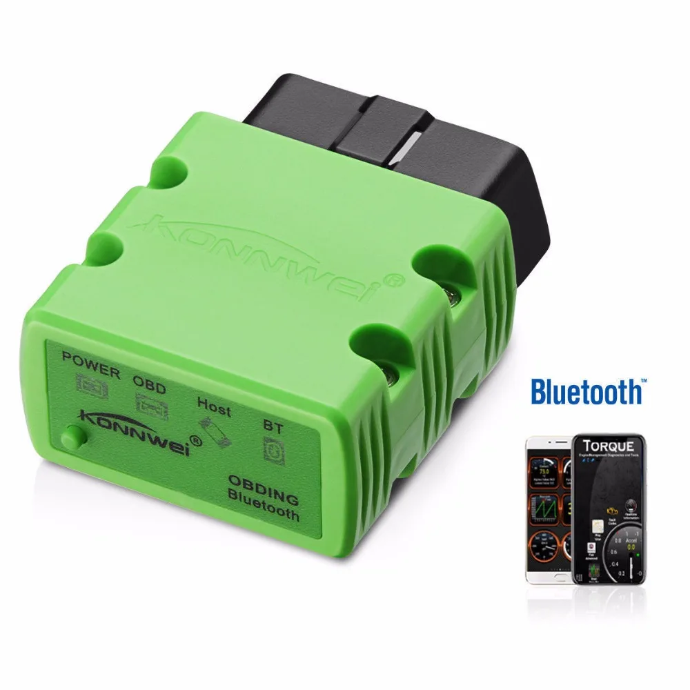 Akaso Новый Konnwei KW902 Bluetooth 3 0 ELM327 OBD2 сканирования OBDII автомобиля диагностический