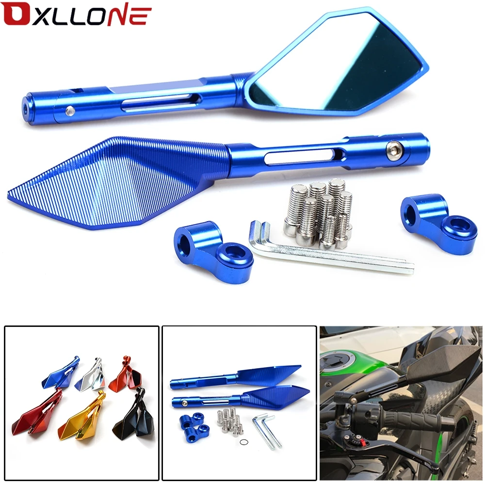 

Universal Motorcycle Mirror View Side Rear Mirror 22\24mm Handle bar For Ducati MONSTER 400 620 695 696 796 821 1100 1200