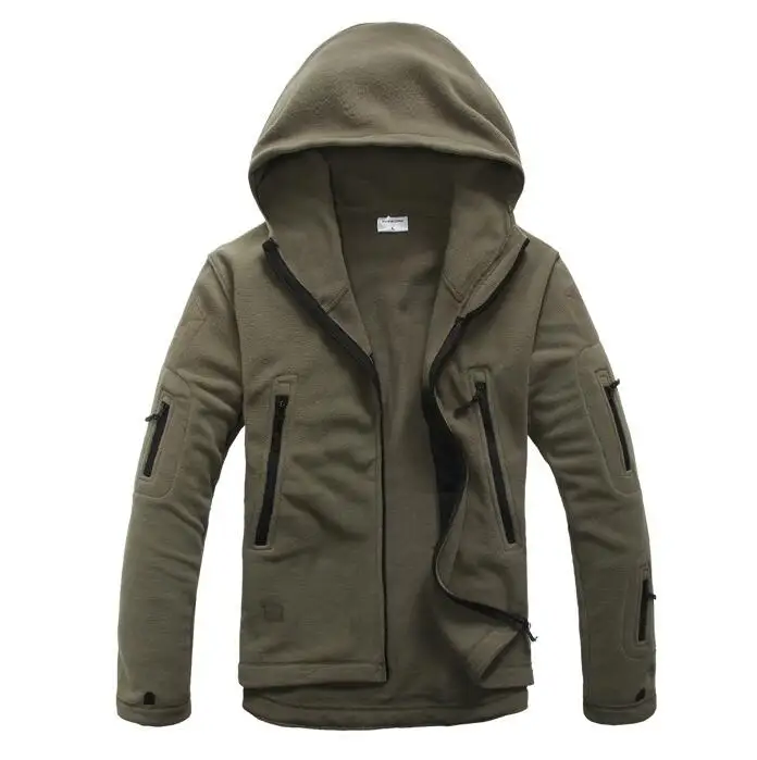 Winter Military Tactical Fleece outdoor Jacket Men Warm