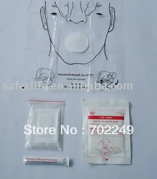 

5pcs a lot CPR LIFE KIT CPR face shield Training supplies CPR MASK