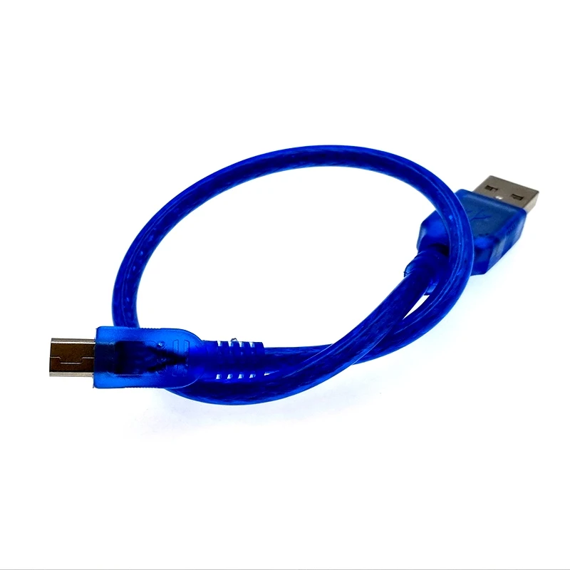 10 шт. USB Мужской к Mini USB Мужской конвертер Кабель-адаптер 30 см