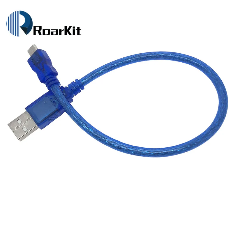 Фото Micro USB кабель для pro micro leonardo DUE R3 D1 mini NodeMcu V3 TP4056 18650 плата 30 см №2