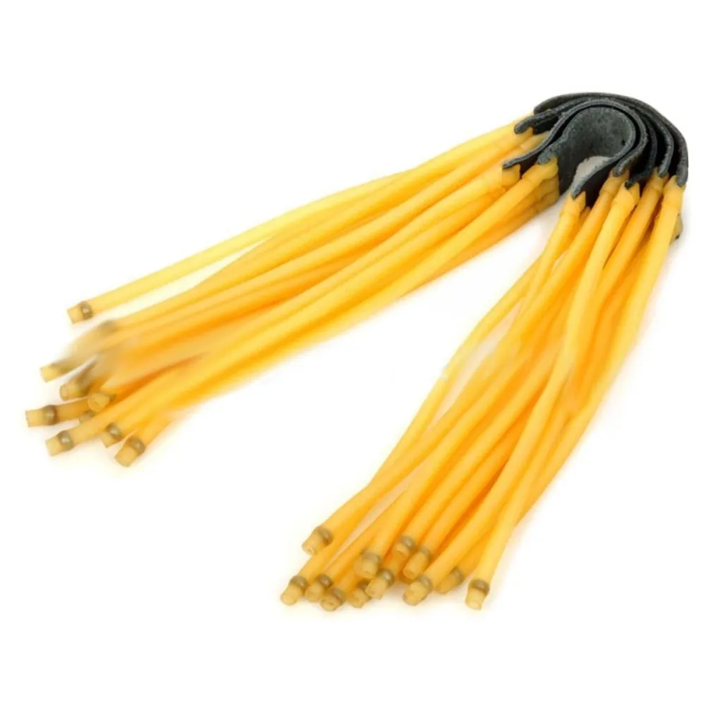 

Six Strips Strong Power Elastica Bungee Rubber Band For Slingshot Outdoor Hunting Catapult Replacement Self Defense Tool