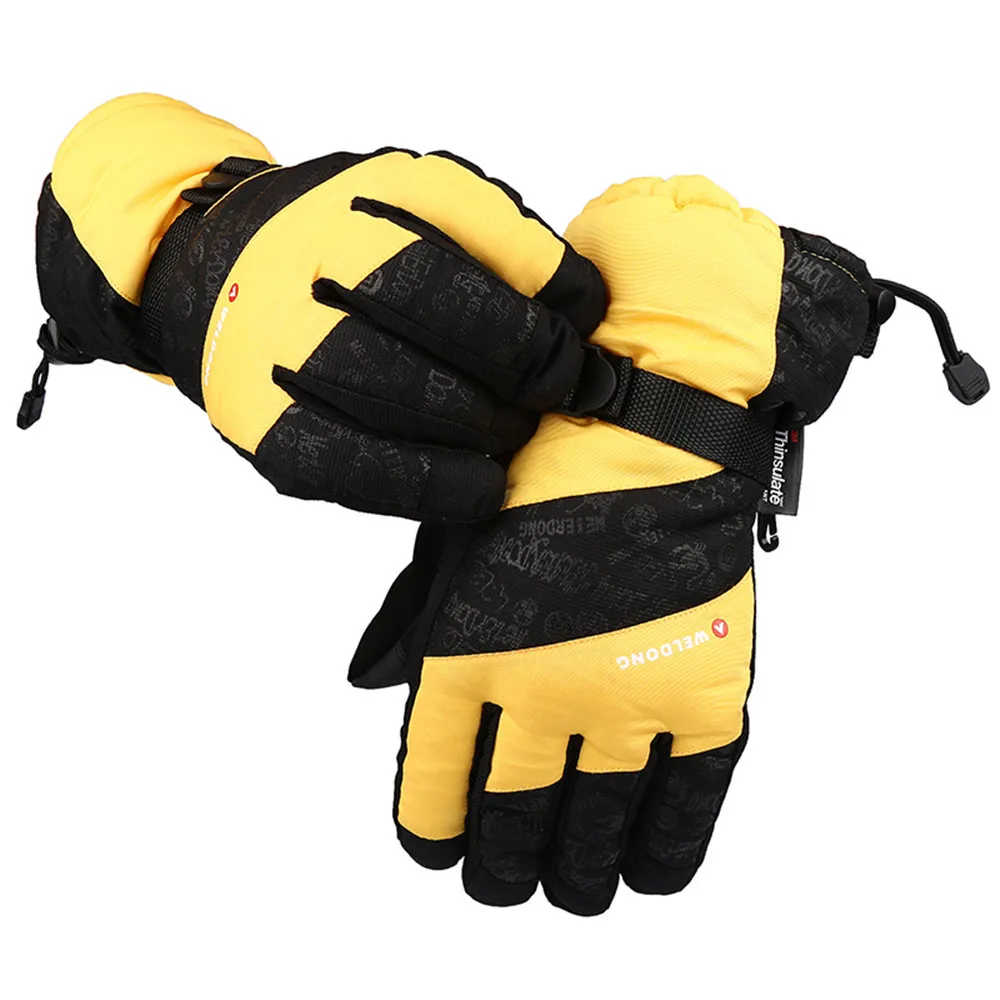 Dropshipping Waterproof Windproof Men Women Outdoor Skiing Gloves Full