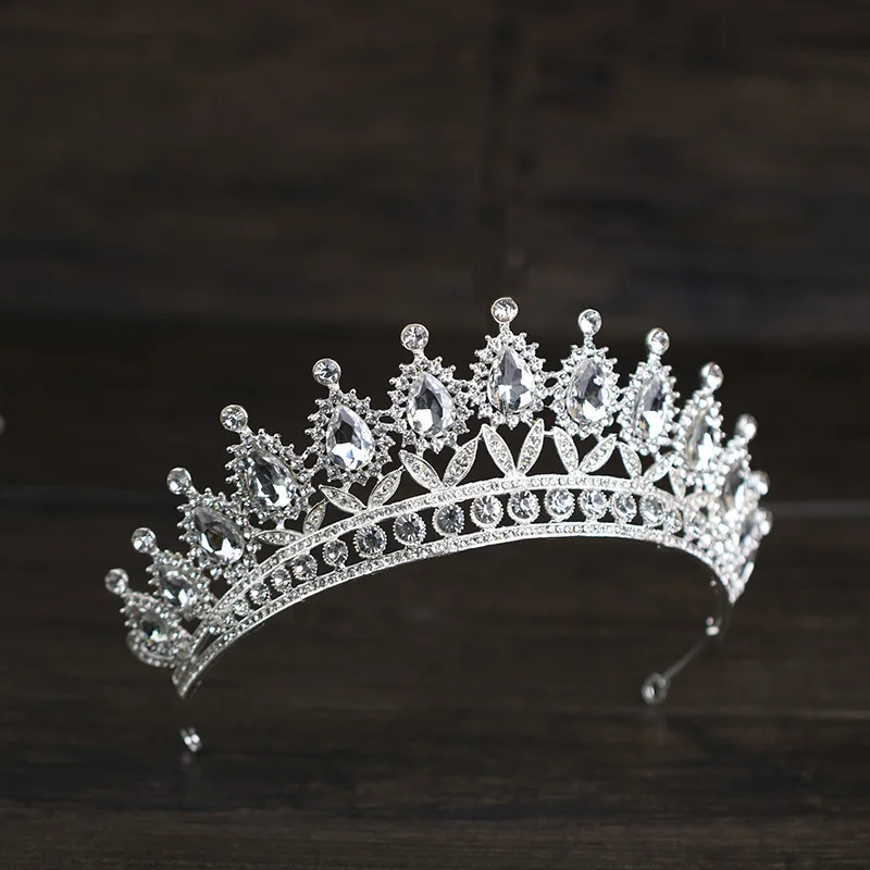 

2018 New Baroque Handmade Crystal Headdress