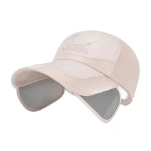 Уличная Беговая шапка Лето, защита от солнца козырек для отдыха гольф кепка быстросохнущая дышащая сетка