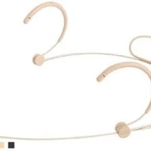 Bolymic Бежевый гарнитура головной микрофон для Shure беспроводной(TA4F) Mini 4 Булавки XLR microfono