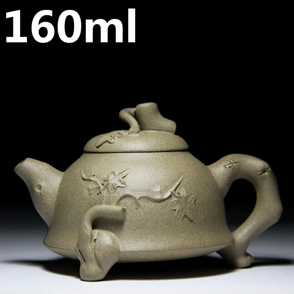

Yixing ZiSha Teapot Set Chinese Porcelain Teapots 160ml Authentic Handmade Pots Purple Clay Tea Pot Kettle Oriental Tea Ceremony