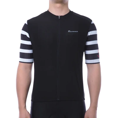 Racmmer мужские велосипедные Джерси PRO AERO с коротким рукавом Maillot Ciclismo Hombre Mtb велосипед Джерси рубашка черный Джерси - Цвет: PIC COLOR