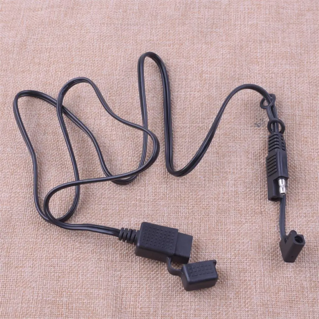 

CITALL Dustproof Motorcycle SAE to USB Adapter Cable with Waterproof Caps SPT1 2x18AWG for Cell Phone Charger Accessories