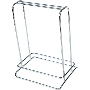 

Household Mini Portable Stainless Steel Desktop Indoor Hanger Storage Organizer Silver