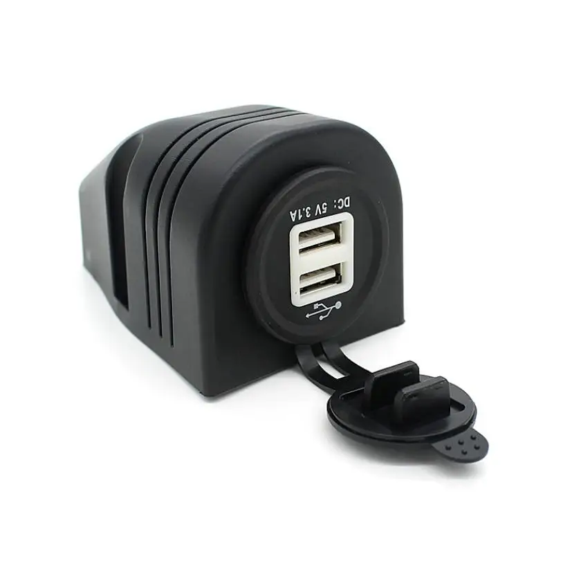 2018 the New 12V Dual Car Socket Splitter Charger USB Power Adapter car