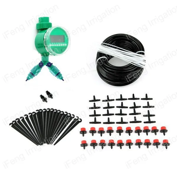 

Watering sprinkler Free ships garden watering systems 20 containers with timer drip irrigation system
