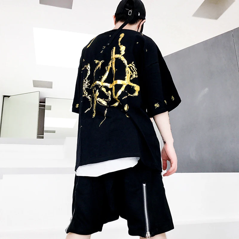 Dropshipping Wholesalers 2018 New Gothic Letters T-Shirt Men | Мужская одежда