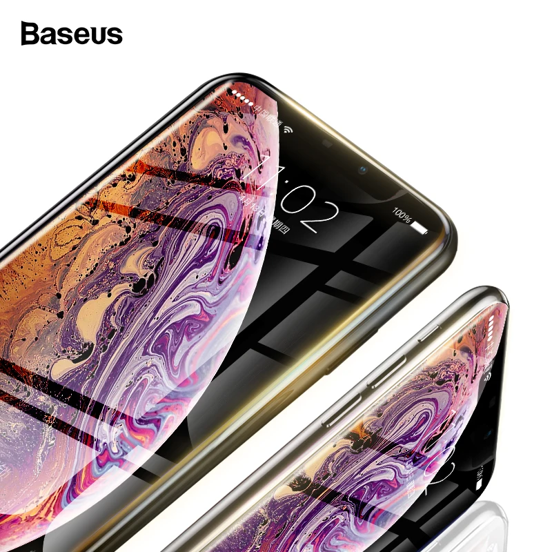 

Baseus 0.23mm Screen Protector For iPhone XS Max XR X S Tempered Glass Front Protection Cover Protective Glass For iPhone Xsmax
