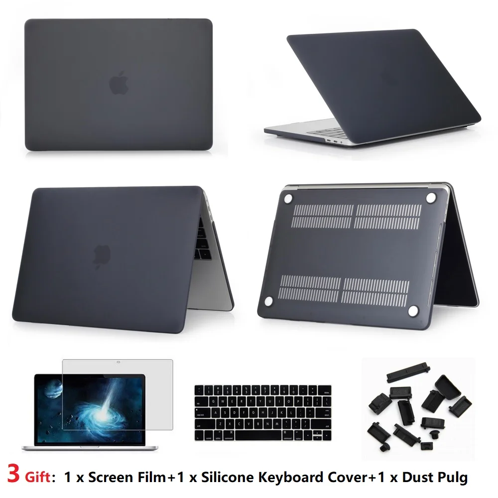 Новый матовый чехол для ноутбука Apple Macbook Pro Retina Air 11 12 13 15 Air13 A1932 A1989 A1990 | Компьютеры