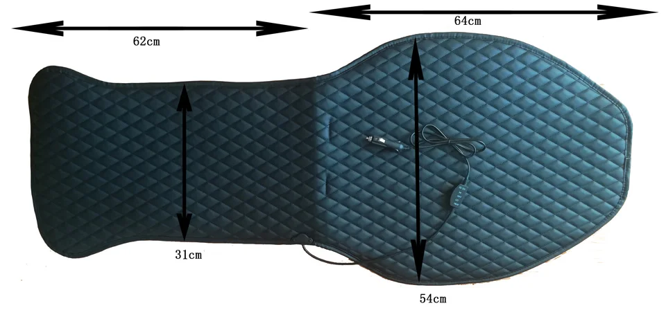 Искусственная кожа 12 В Электрическая подушка для сидения автомобиля с подогревом, универсальная теплая зимняя подушка для сидений, подходит для большинства автомобилей