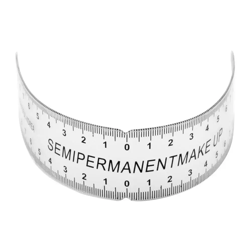 

Eyebrow Grooming Stencil Shaper Ruler Measure Tool Makeup Reusable Black