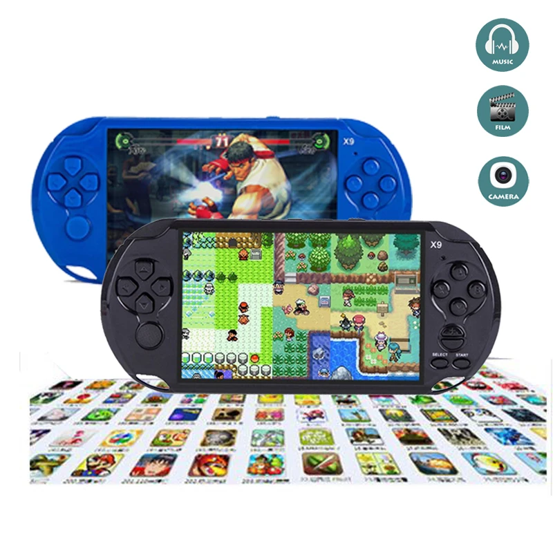 font b Portable b font X9 Game Player Built in 500 Classic Games Support font