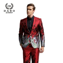 (Nur Nehmen Maßschneider Service) DAROuomo 2016 männer Blazer Anzug Dünne Beiläufige Jacke ohne Hosen Chinesischen Stil Anzug DR8828