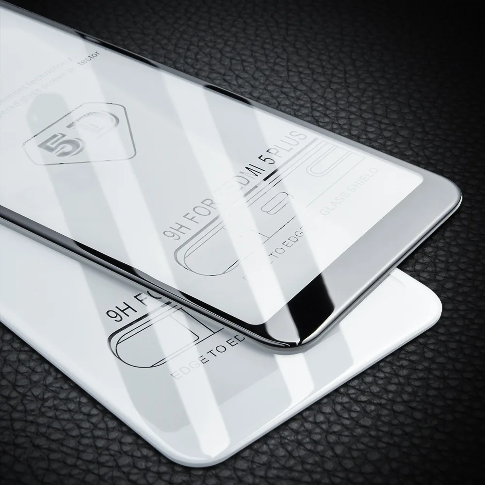 5D стекло для Xiaomi Redmi Note 5 Pro 4X Plus с полным покрытием закаленное Mi A1 8 6 A2 6X защитное