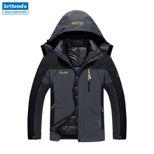 Лыжная куртка мужская водонепроницаемая зимняя куртка термо пальто для улицы Горные лыжи сноуборд куртка размера плюс бренд