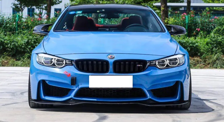 Для F80 F82 F83 Передняя Губка из углеродного волокна для BMW F80 F82 F83 M3 M4- авто гоночный автомобиль передний бампер спойлер