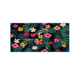 160x80 см тропических растений Мандала принтованное из микрофибры Одеяло йога коврик для пикника ковер прямоугольное пляжное полотенце