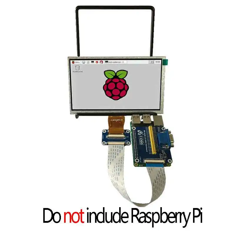 Raspberry Pi 7-дюймовый ЖК-дисплей 7 дюймов 1024x600 ips дисплей и VGA разъем dpi драйвер