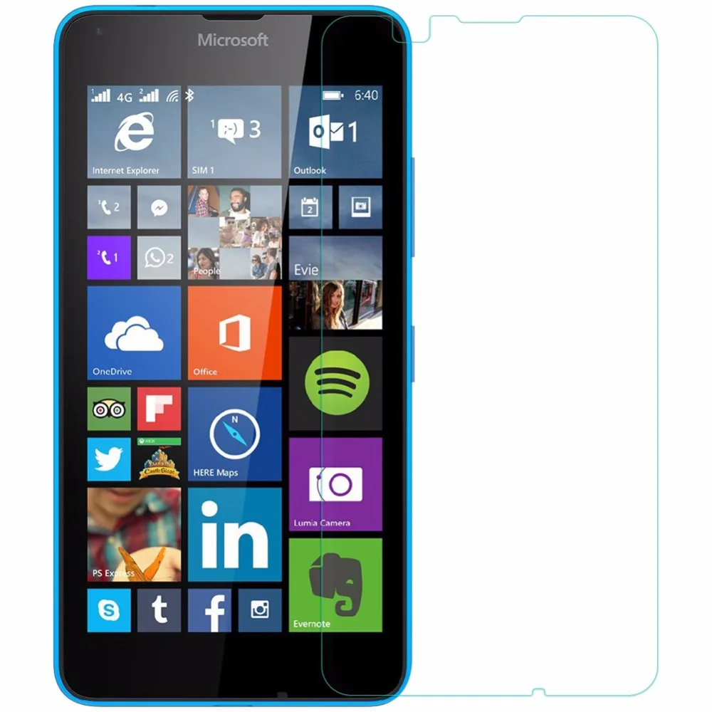 0.3mm Tempered Clear Screen Glass for Nokia Lumia 640 Premium Tempered Glass Protector Film for Microsoft Lumia 640