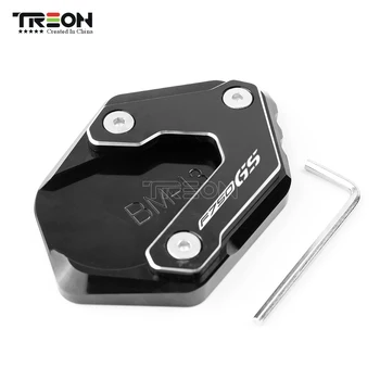 

For BMW F750GS F850GS 1 Piece Motorcycle Accessories Foot Side Kickstand Extension Enlarge Expand Pad CNC Aluminum With Logo