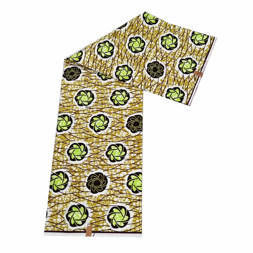 

2019 high quality cotton fabric ankara style super wax Hollandais high quality real dutch wax for women dress A1213
