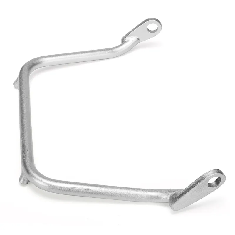 

For BMW R1200GS ADV 2004-2012 Windshield Mounting Bracket Front Steel Pre-Drilled Silver Long Service Life Matte Finish Surface