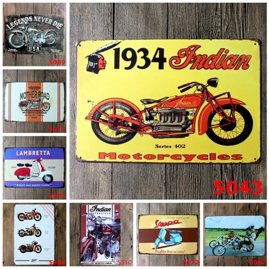 Norton Motorcycle винтажные металлические жестяные плакат с подписью на стену для дома и бара Декор 20x30 см