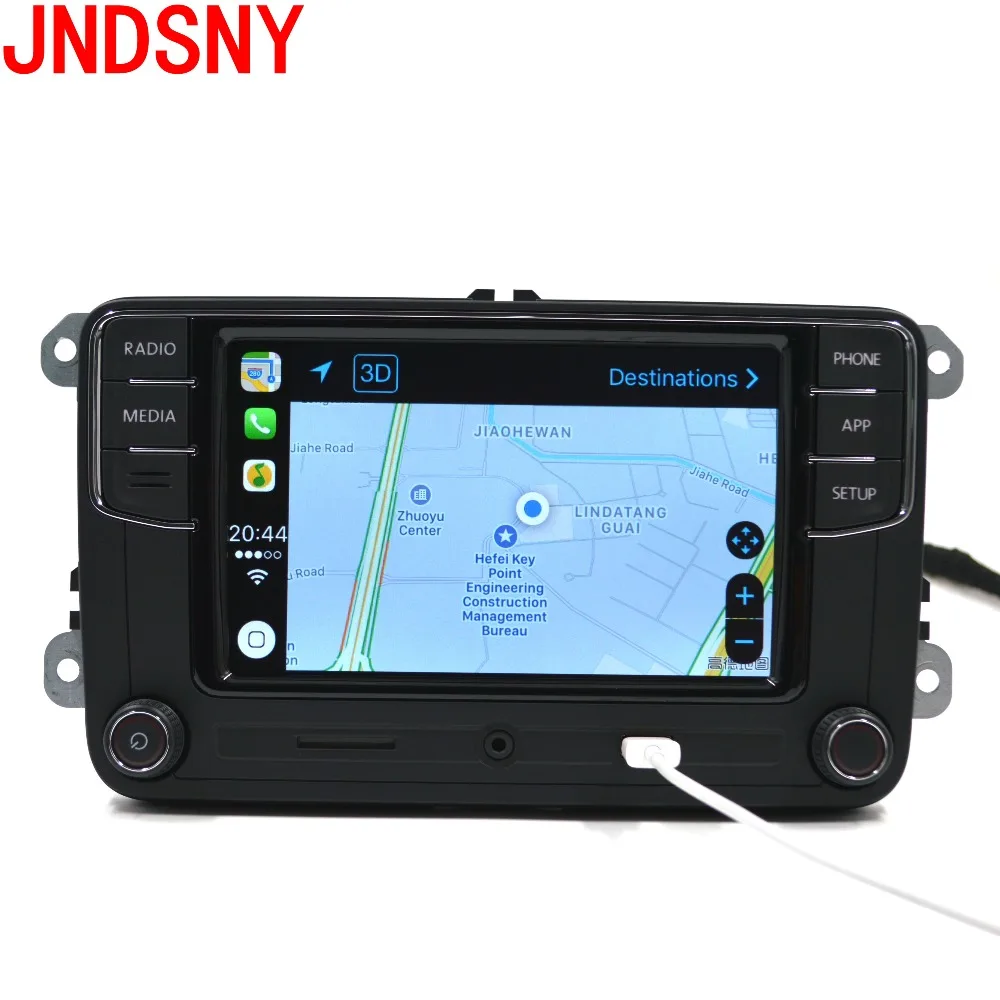 JNDSNY RCD330G CarPlay RCD330 Plus CarPlay Car Radio For VW Tiguan Golf 5 6 Jetta MK5 MK6 Passat Polo Touran 6RD035187B