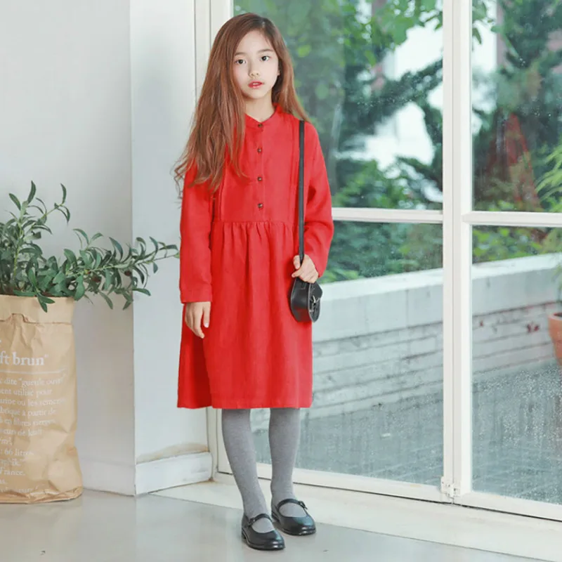 

2018 New Brand Baby Girls Dress Kids Commuter Dress Autumn Retro Children Cotton Dress Fashion Mother and Daughter Dress,#3206