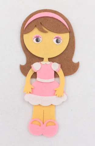 Cute girl cutting dies 2019 new die cut &wooden dies Suitable for common die cutting machines on th