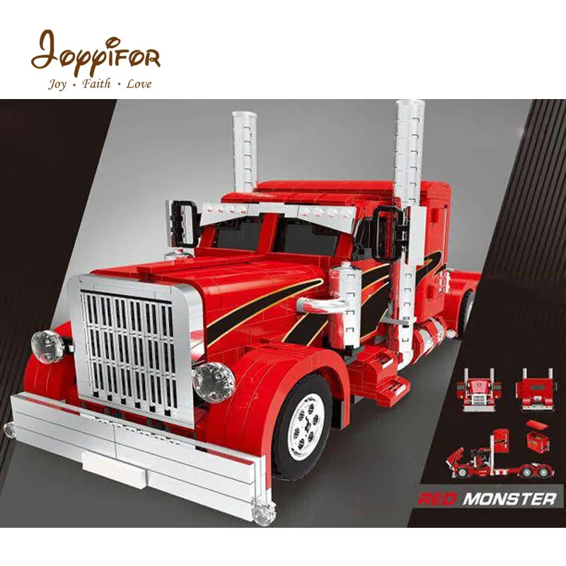 

Joyyifor 1505Pcs Genuine Technic MOC Series The Red Monster Minifigure Educational Building Blocks Bricks Toy Model Gift For Boy