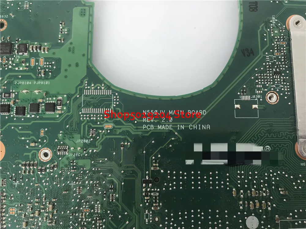  N550JV Laptop motherboard for ASUS N550J N550JV mainboard SR1PX I7-4710HQ N15P-GT-A2 N550JV REV 2.1