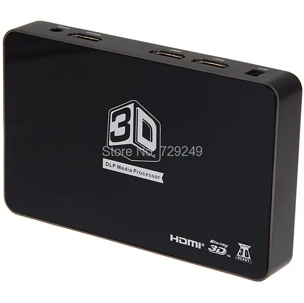 2014 2D to 3D Converter box support 120Hz 3D ready DLP Projector for