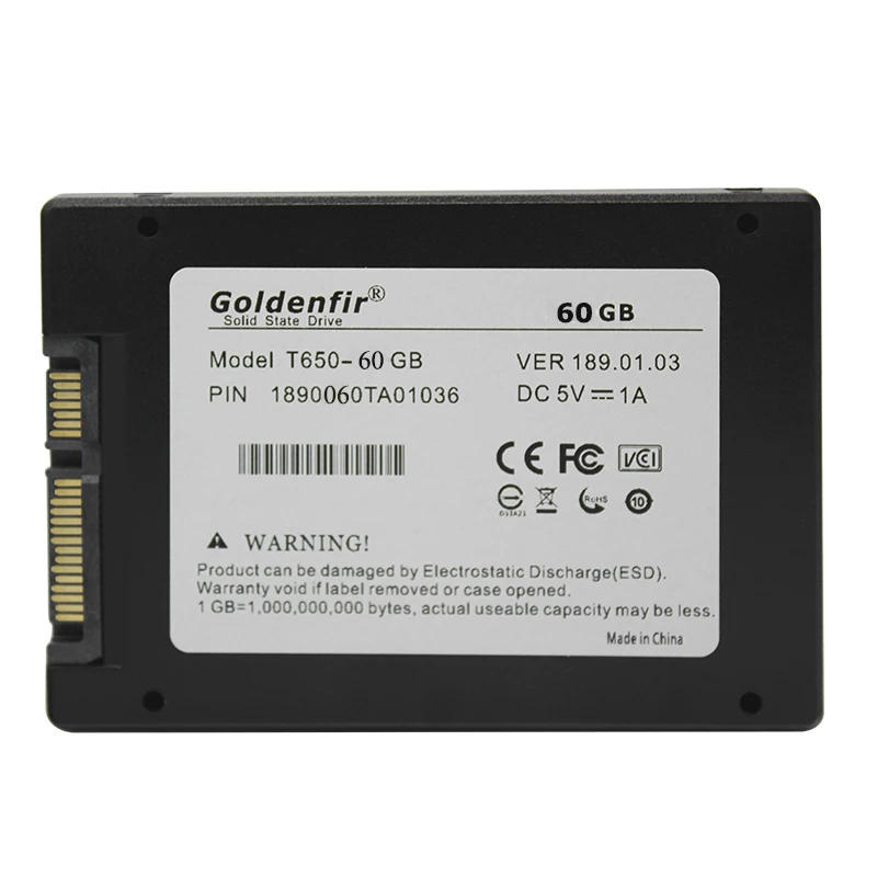 Goldenfir 2,5 SATA2 SATA3 SSD 60 г 16 г 240 г 1 ТБ 120 ГБ 360 г 480 г 500 твердотельный жесткий диск SSD 960 ГБ ITB ноутбука, настольного компьютера, ПК