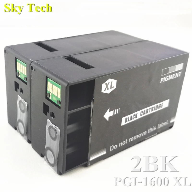 2 BK. Совместимые чернильные картриджи для PGI1600XL PGI 1600XL подходит принтера Canon MAXIFY