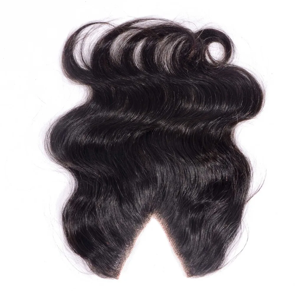 

Sunnymay Best Quality Virgin Brazilian Hair Lace Closure Bleached Knots V Part Top Lace Closure Body Wave In Stock Free Shipping