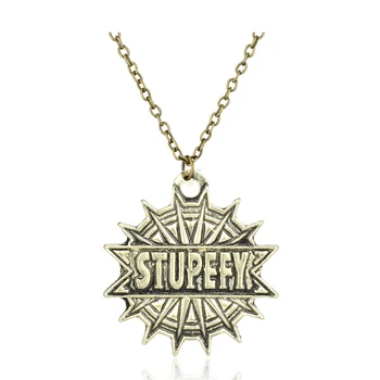 

MOCHUN Wholesale Fantastic Beasts Where to Find Them Anime Metal Pendant Necklace Stupefy Eagle Owl Coin Animal Necklace-30