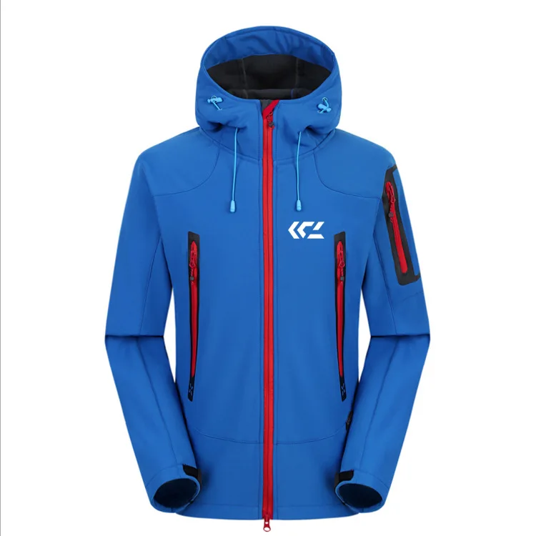 

New Brand DAIWA Fishing Clothing Autumn Winter Outdoor Hiking Camping Fishing Jackets Windproof Hooded Fishing Coat Vest